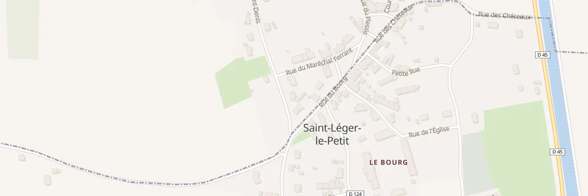 Plan du 65 Rue Saint Denis à Argenvières