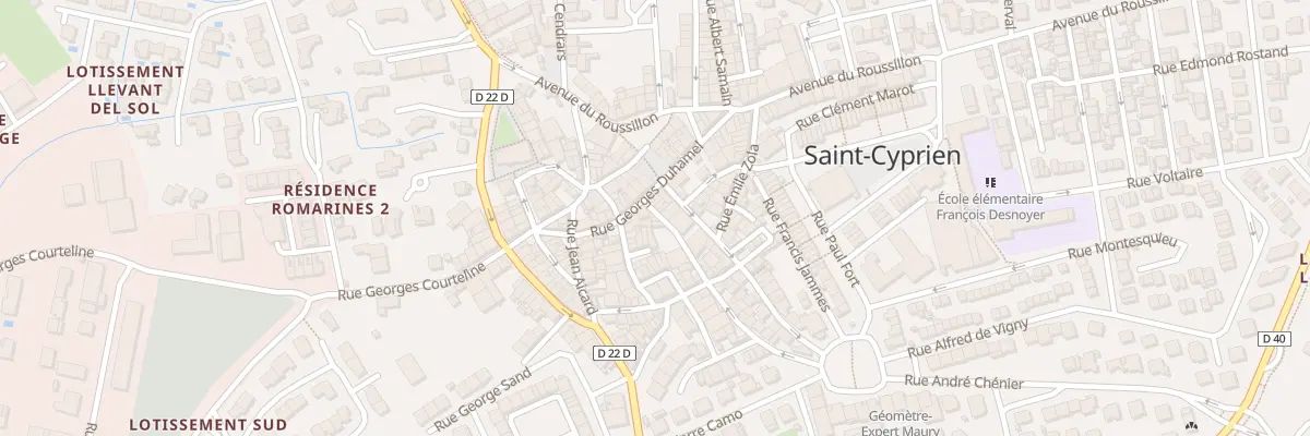 Plan du 2 Rue Anna de Noailles à Saint-Cyprien