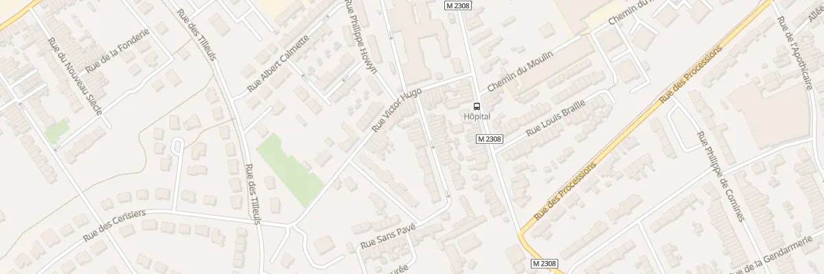 Plan du 4 Rue Sans Pavé à Comines