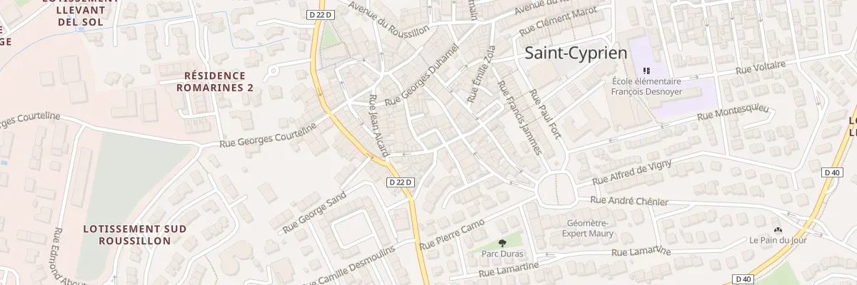 Plan du 13 Rue Vauvenargues à Saint-Cyprien
