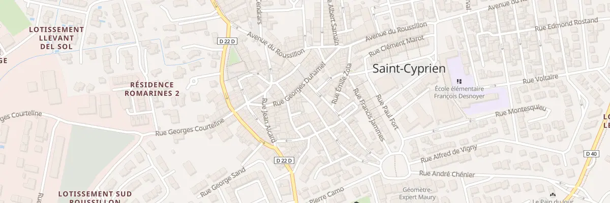 Plan du 6 Rue Anna de Noailles à Saint-Cyprien