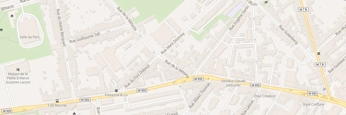 Plan du 225 Rue de la Mitterie à Lille