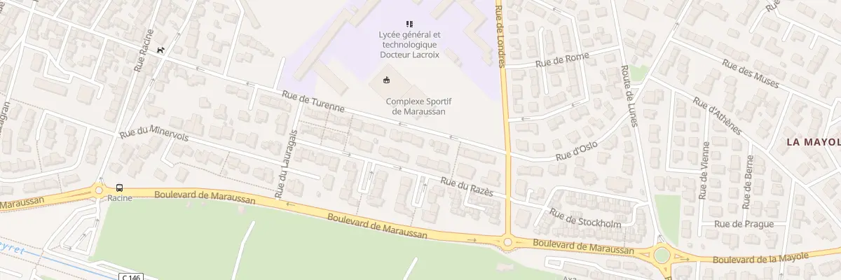 Plan du 86 Rue de Turenne à Narbonne