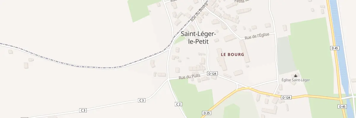 Plan du 3 Rue Saint Denis à Saint-Léger-le-Petit