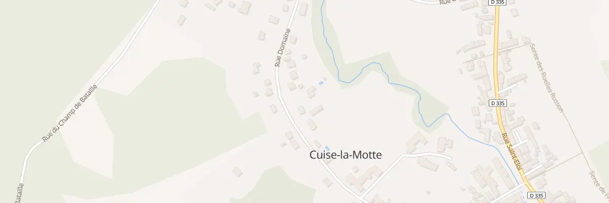 Plan du 312 Rue Domaine à Cuise-la-Motte
