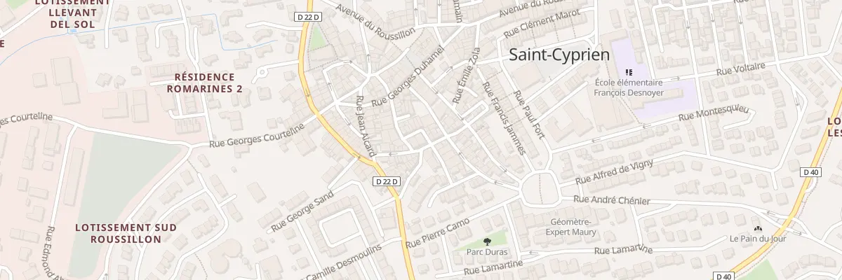Plan du 15 Rue Vauvenargues à Saint-Cyprien