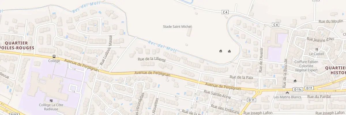 Plan du 46 Rue de la Liberté à Canet-en-Roussillon