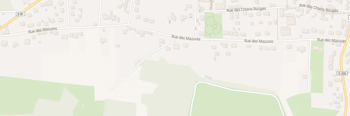 Plan du 25 Rue des Mazures à Berneuil-sur-Aisne