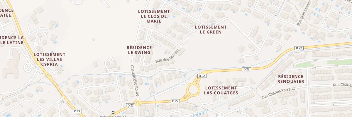 Plan du 5 Rue des Mûriers à Saint-Cyprien