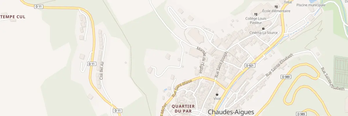 Plan du 5026 Enclos et Pre Michel à Chaudes-Aigues