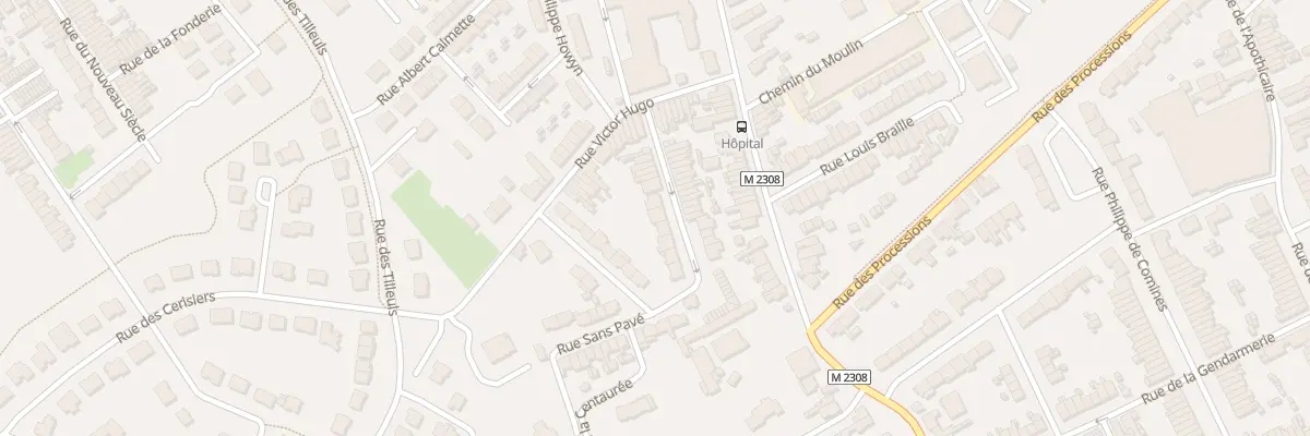 Plan du 12 Rue Sans Pavé à Comines