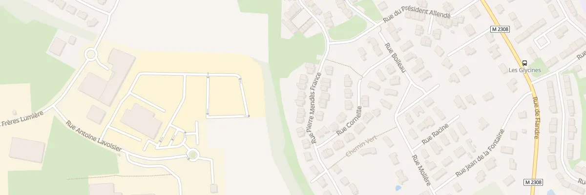 Plan du 64 Rue Pierre Mendès France à Comines