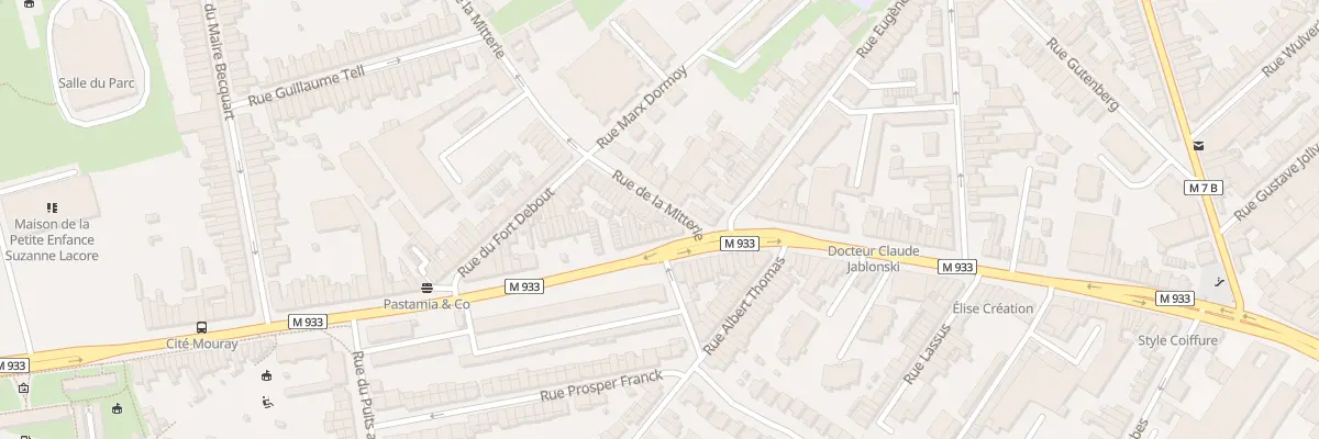 Plan du 230 Rue de la Mitterie à Lille