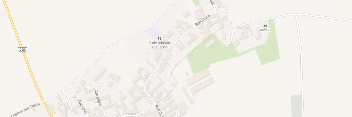 Plan du 6 Rue Basse à Étaing