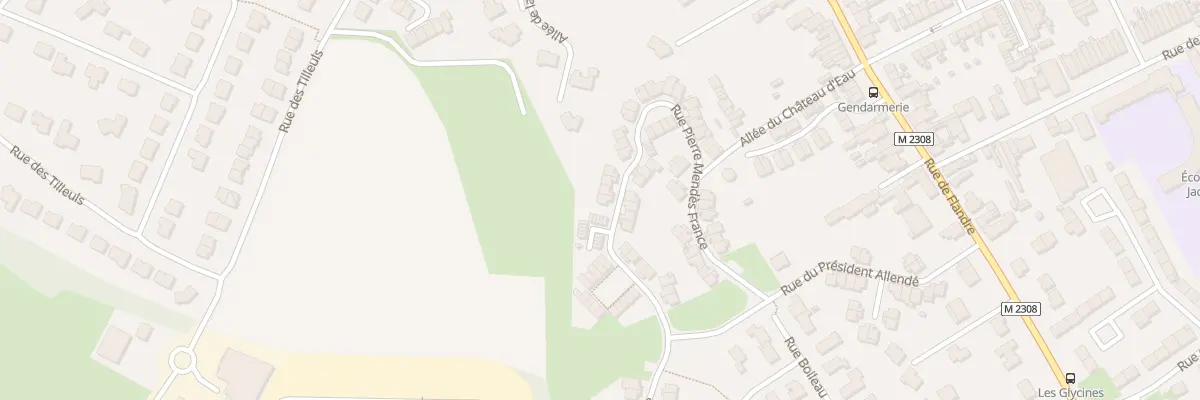Plan du 50 Rue Pierre Mendès France à Comines