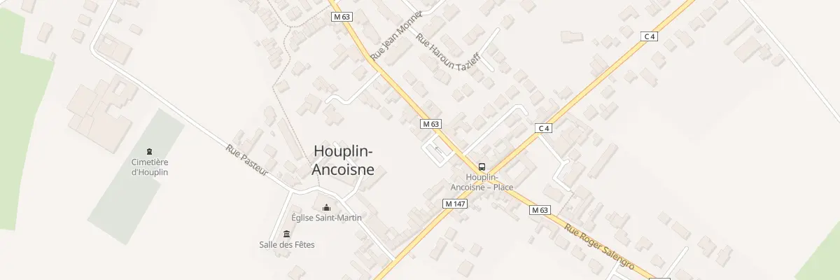 Plan du 395 Rue Roger Salengro à Houplin-Ancoisne