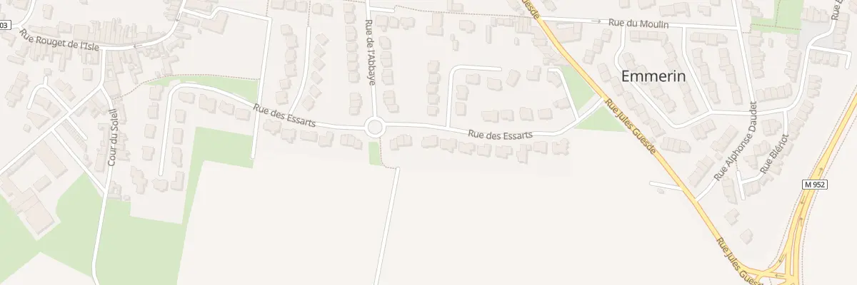 Plan du 15 Rue des Essarts à Emmerin
