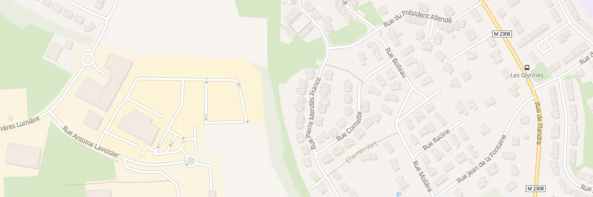 Plan du 62 Rue Pierre Mendès France à Comines