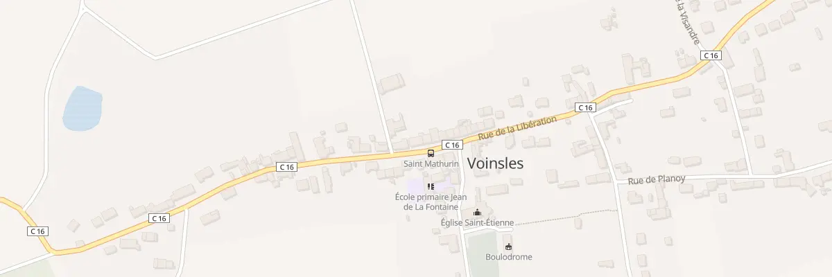 Plan du 6 Rue St Mathurin à Voinsles