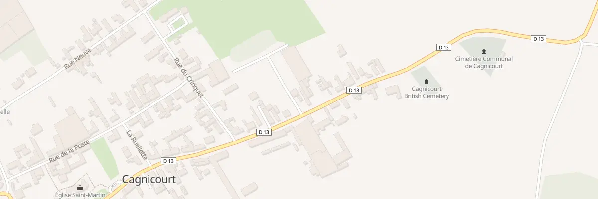 Plan du 30 Rue du Général de Gaulle à Cagnicourt