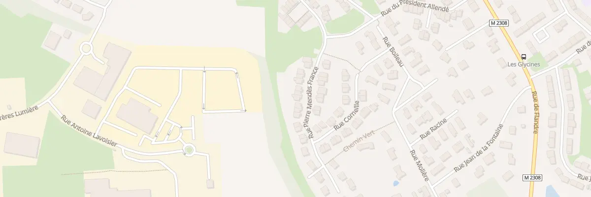Plan du 66 Rue Pierre Mendès France à Comines