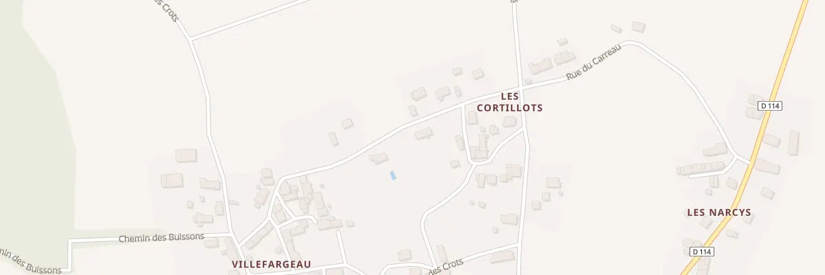 Plan du 7 Rue du Champ Veneau à Saint-Loup-des-Bois