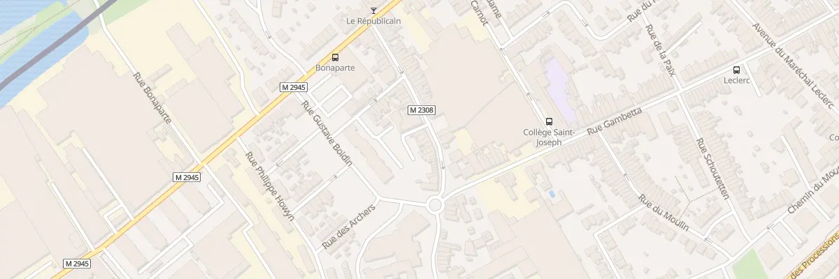 Plan du 38 Rue de Quesnoy à Comines