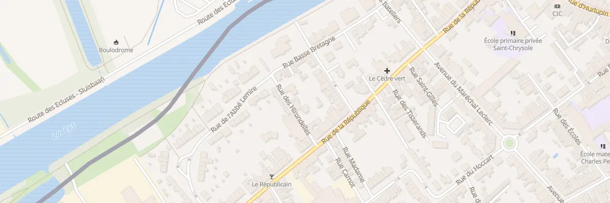Plan du 6 Rue des Hirondelles à Comines