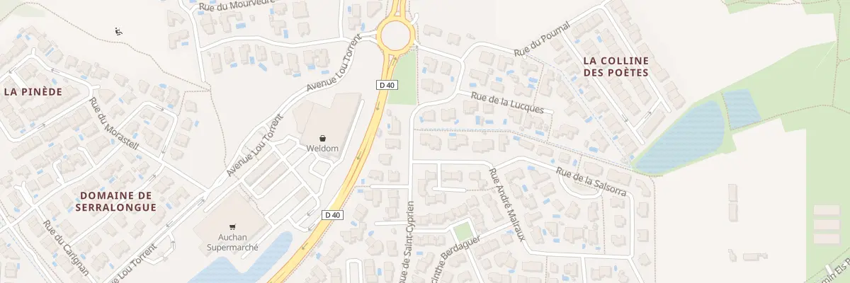 Plan du 2 Av Andre Malraux à Latour-Bas-Elne