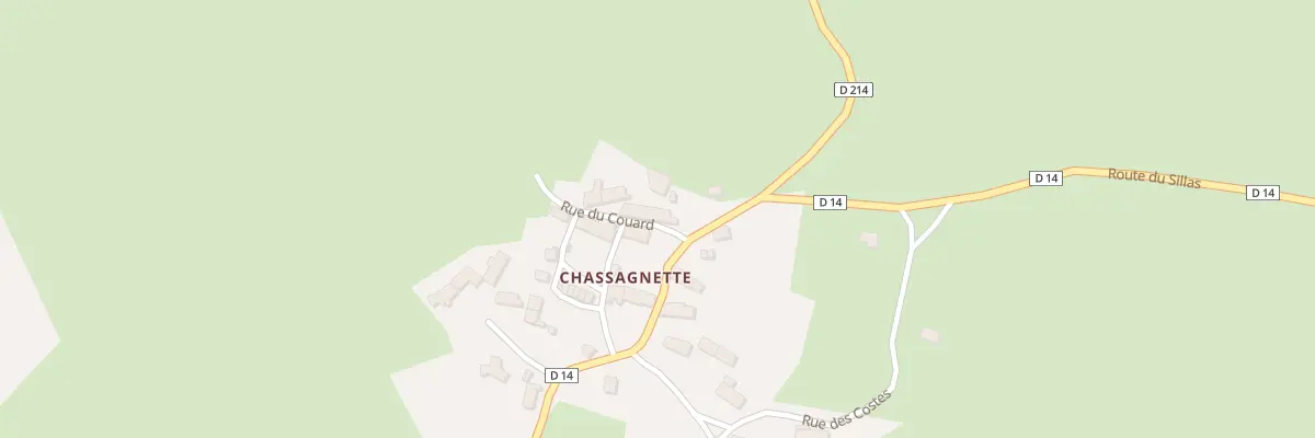 Plan du 5032 Chassagnette Sud à Coltines