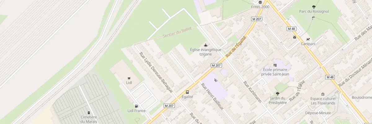 Plan du 8 Rue du Maire E Dereuse à Lille