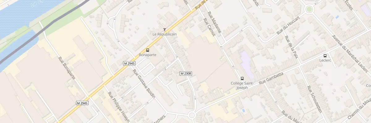 Plan du 29 Rue de Quesnoy à Comines