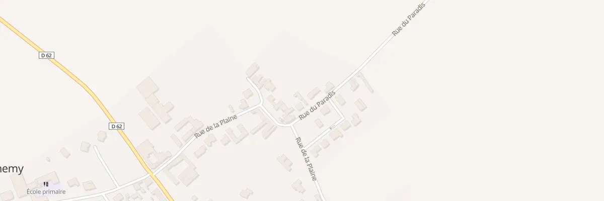 Plan du 3B Rue du Paradis à Chemy