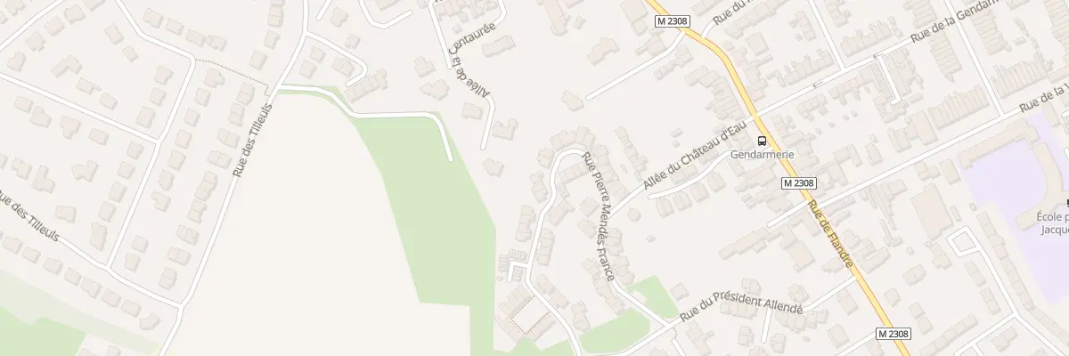 Plan du 38 Rue Pierre Mendès France à Comines