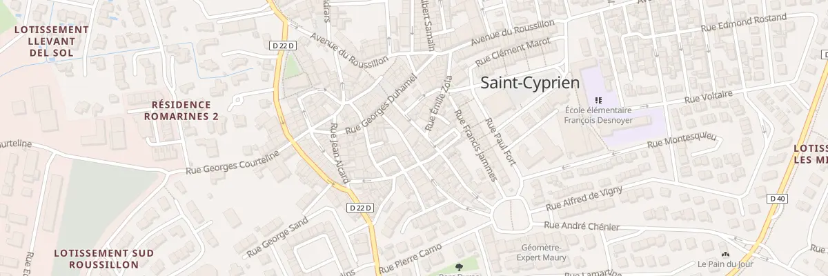 Plan du 8 Rue Anna de Noailles à Saint-Cyprien