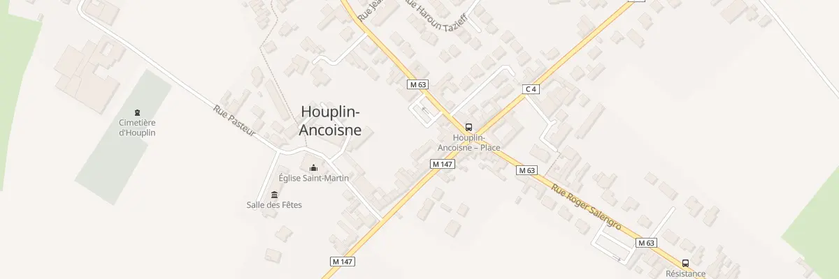 Plan du 6 Rue Jean-Baptiste Lebas à Houplin-Ancoisne