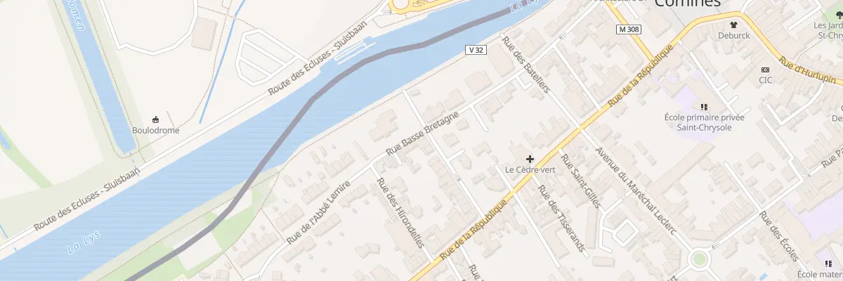 Plan du 23 Rue Neuve à Comines