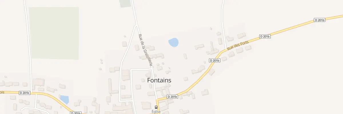 Plan du 6 Rue de la Grelotterie à Fontains