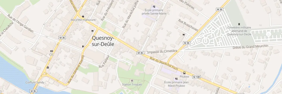 Plan du 33 Rue du Marechal Foch à Quesnoy-sur-Deûle
