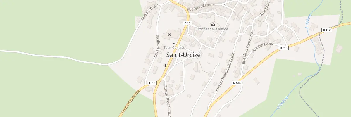Plan du 5224 Le Bourg à Saint-Urcize
