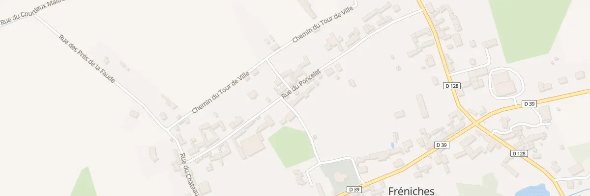 Plan du 247 Rue du Poncelet à Fréniches