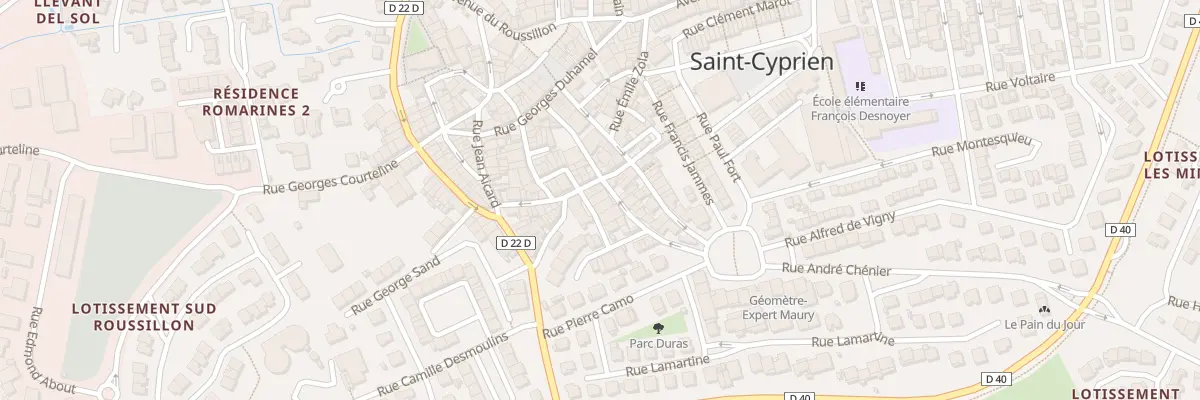 Plan du 20 Rue Anna de Noailles à Saint-Cyprien