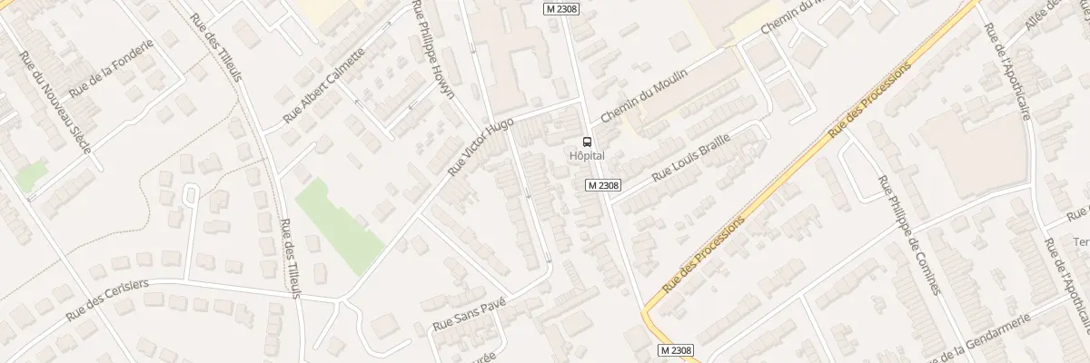 Plan du 11 Rue Sans Pavé à Comines