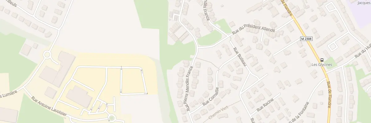 Plan du 52 Rue Pierre Mendès France à Comines