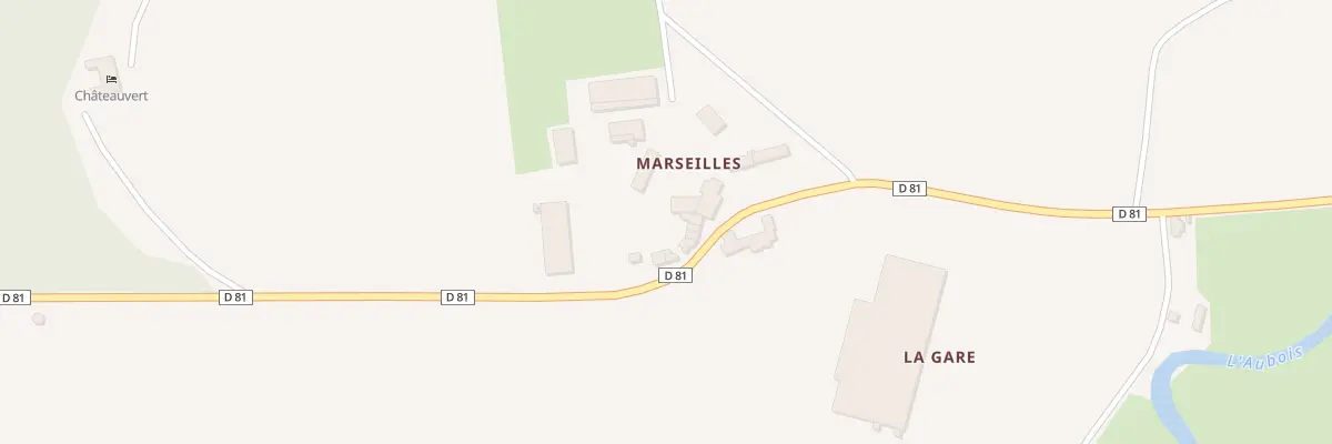 Plan du 6 Rue du Vieux Marseilles à Marseilles-lès-Aubigny