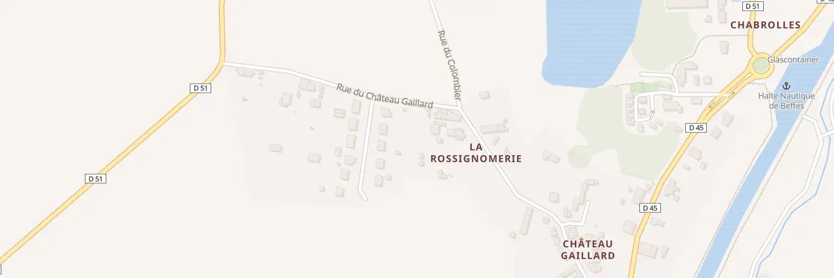 Plan du 19 Rue du Château Gaillard à Beffes
