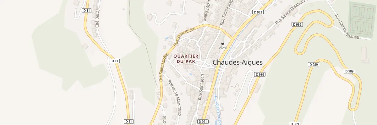 Plan du 25 Quartier du par à Chaudes-Aigues