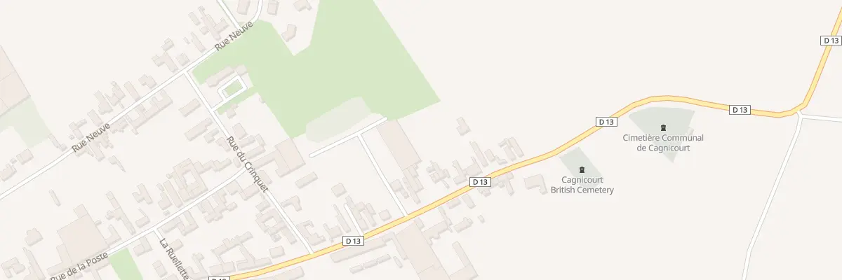 Plan du 40 Rue du Général de Gaulle à Cagnicourt