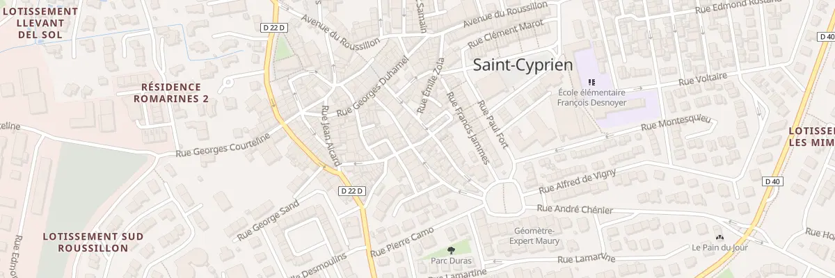 Plan du 23 Rue Vauvenargues à Saint-Cyprien