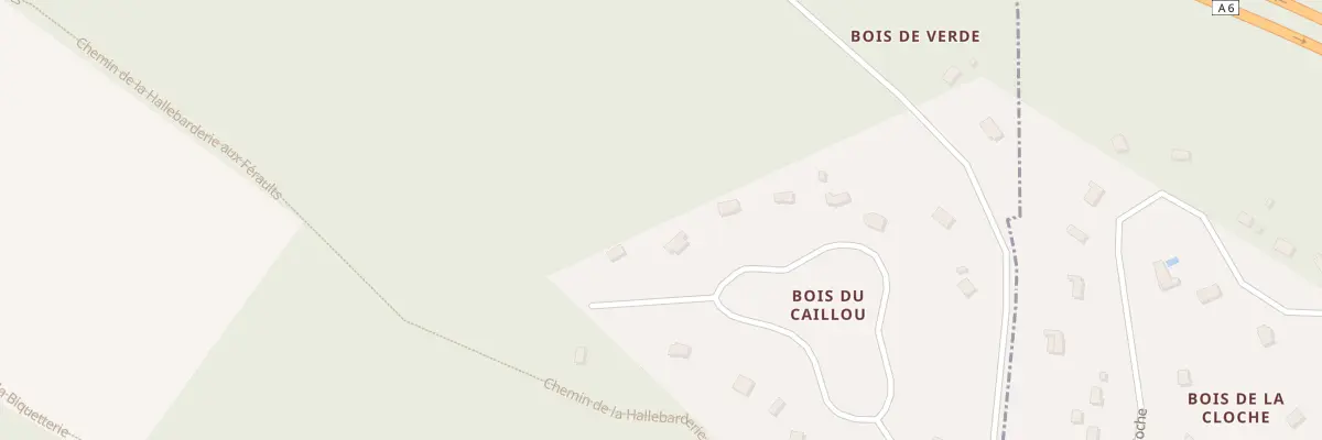 Plan du 3 Bois du Cailloux à Ervauville